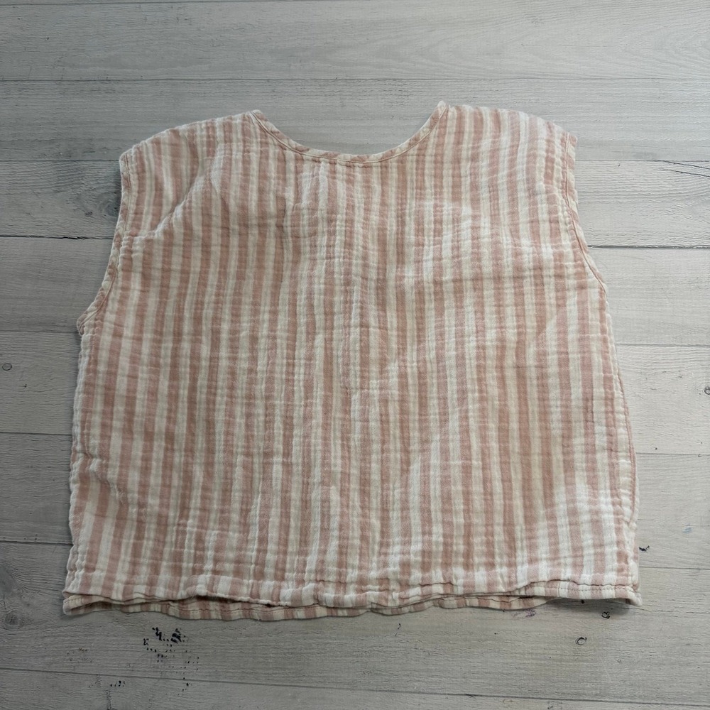 Soor Ploom Hilda Organic Cotton Gauze Top‎ Ecru 10 years